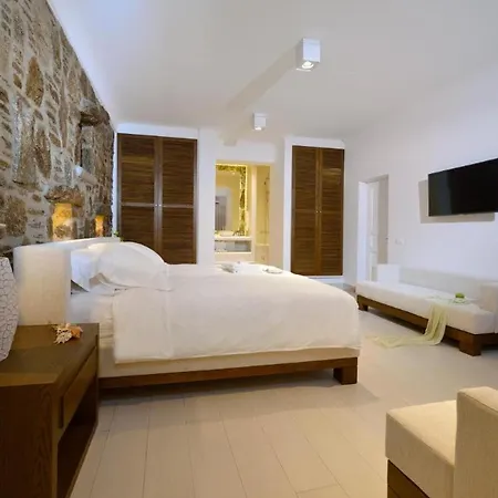 Room In Bb - Saint John Hotel Villas Spa - Villa Amalia With Private Pool Five-Bedroom Vil Agios Ioannis Diakoftis