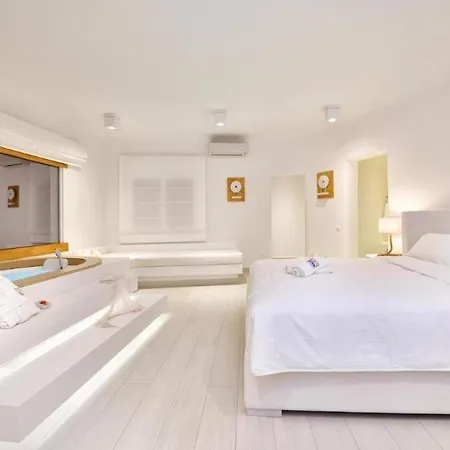 Room In Bb - Saint John Hotel Villas Spa - Villa Amalia With Private Pool Five-Bedroom Vil Guest house Agios Ioannis Diakoftis